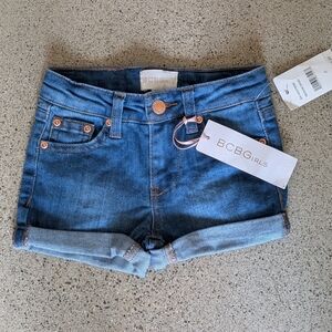 BCBGirls Blue Denim Rolled Hem Shorts